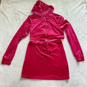 COPY - Velour Skirt Set